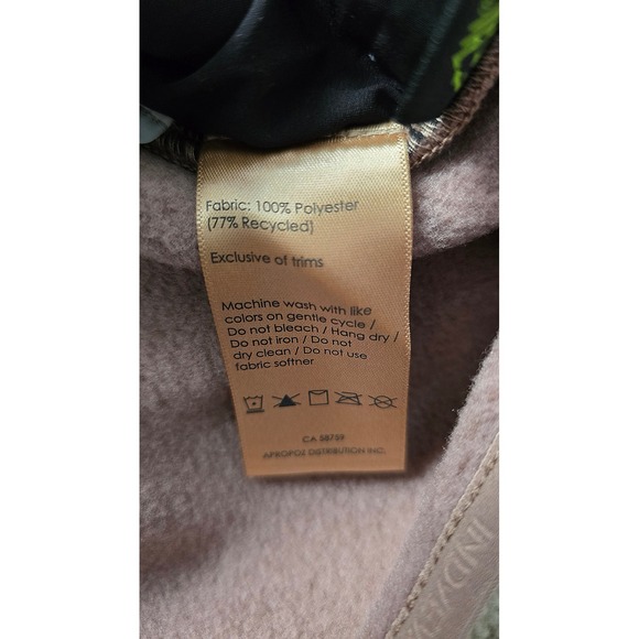 INDYEVA Womens Pullover Quarter Zip Top Sepia Rose Activewear Sz‎ L - Picture 4 of 9